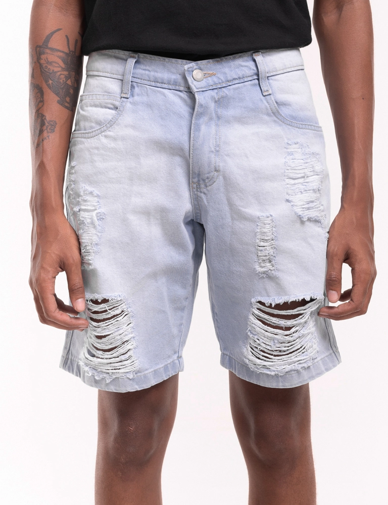 Bermuda Jeans Destroyed